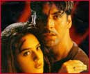 Akshay Kumar and Preity Zinta in Sangharsh