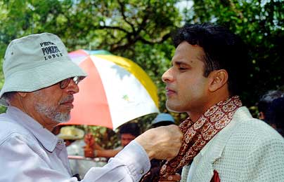 Shyam Benegal and Manoj Bajpai