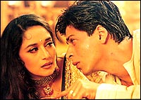 Madhuri and Shah Rukh in Devdas