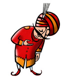 Air-India's mascot, the Maharaja