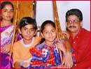 Sweta with her family
