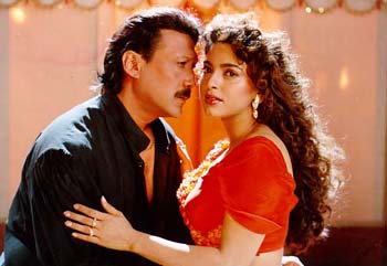 Juhi Chawla and Jackie Shroff in Bandish