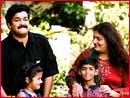 Mohanlal with his family