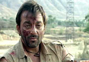 Sanjay Dutt on the sets of Pitah