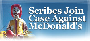 Scribes Join Case Against McDonald's