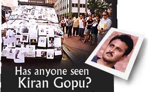 Has anyone seen Kiran Gopu?