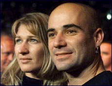 Steffi Graf and Andre Agassi
